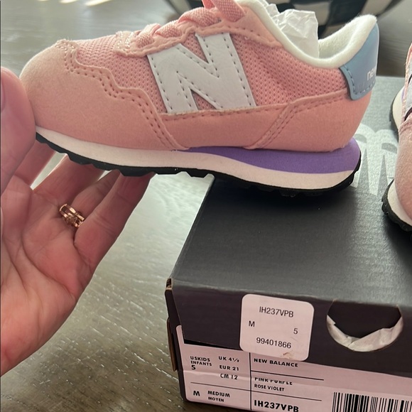 New Balance Kids' Pink Sneakers - Picture 3 of 6